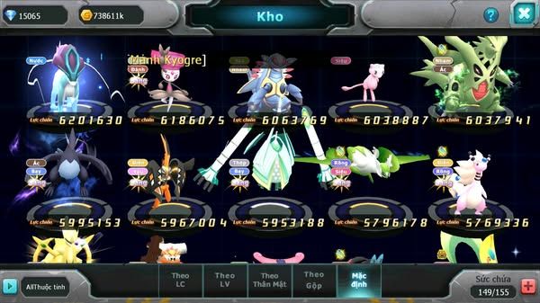MÃ : #TTS2968 - SV 244 - TOP 20 - V12 - HOOH CH DYNAMAX PALKIA CH DIANCIE DYNAMAX 3 TEAM CỰC NGON CÓ CẶP CÁ