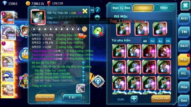 MÃ : #TTS2968 - SV 244 - TOP 20 - V12 - HOOH CH DYNAMAX PALKIA CH DIANCIE DYNAMAX 3 TEAM CỰC NGON CÓ CẶP CÁ
