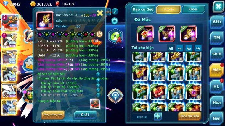 MÃ : #TTS2967 - SV 232 - TOP17 - V14 - HOOH CH DYNAMAX LC KHỦNG WHITE DYNAMAX BLACK BC CẶP CÁ BC UNVOA NHIỀU PET BÁ CHỦ HOT META