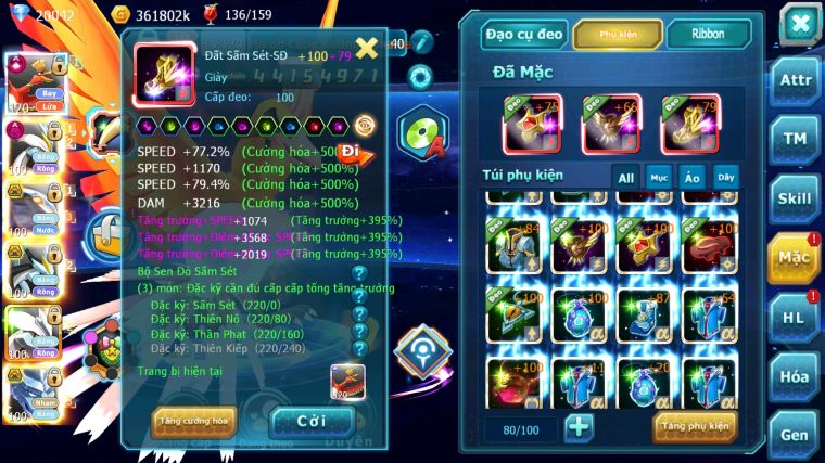 MÃ : #TTS2967 - SV 232 - TOP17 - V14 - HOOH CH DYNAMAX LC KHỦNG WHITE DYNAMAX BLACK BC CẶP CÁ BC UNVOA NHIỀU PET BÁ CHỦ HOT META