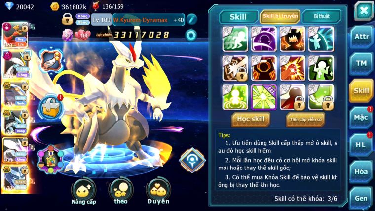 MÃ : #TTS2967 - SV 232 - TOP17 - V14 - HOOH CH DYNAMAX LC KHỦNG WHITE DYNAMAX BLACK BC CẶP CÁ BC UNVOA NHIỀU PET BÁ CHỦ HOT META