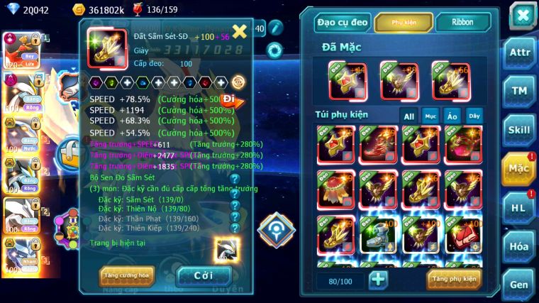 MÃ : #TTS2967 - SV 232 - TOP17 - V14 - HOOH CH DYNAMAX LC KHỦNG WHITE DYNAMAX BLACK BC CẶP CÁ BC UNVOA NHIỀU PET BÁ CHỦ HOT META