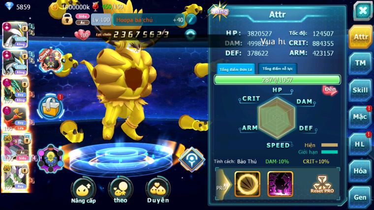 MÃ : #TTS2971 - SV 558 - TOP5 - V16 - WHITE BLACK CỘNG HƯỞNG DYNAMAX RAY DYNAMAX HOOH DYNAMAX THẦN GIÓ BC HOOPA BÁ CHỦ QUÁ NGON