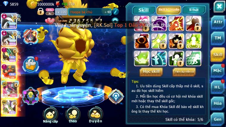 MÃ : #TTS2971 - SV 558 - TOP5 - V16 - WHITE BLACK CỘNG HƯỞNG DYNAMAX RAY DYNAMAX HOOH DYNAMAX THẦN GIÓ BC HOOPA BÁ CHỦ QUÁ NGON