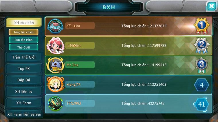 MÃ : #TTS2992 - SV 1175 - TOP41 - V13 - HOOH CH DYNAMAX UNVOA WB BC BTAA BC HENTRAN BC QVLD BC DRAK HOOH MEW GIÁP BC