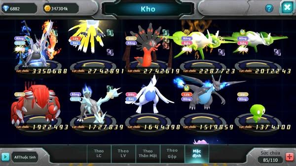 MÃ : #TTS3018 - SV 1677 - TOP12 - UNVOA  HOOH ZEVIL LATI BC LATI GRD  LUGIA