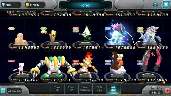 MÃ : #TTS3018 - SV 1677 - TOP12 - UNVOA  HOOH ZEVIL LATI BC LATI GRD  LUGIA