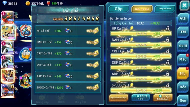 MÃ : #TTS3062 - SV 911 - TOP1-2 - V17 - HOOH CH DYNAMAX CẶP CHÓ BÁ CHỦ WB CH DYNAMAX VUA KHIÊN BC ST BC YVETAL CH CHÓ BUILD CRIT ĐỔI SANG WHITE NGON !