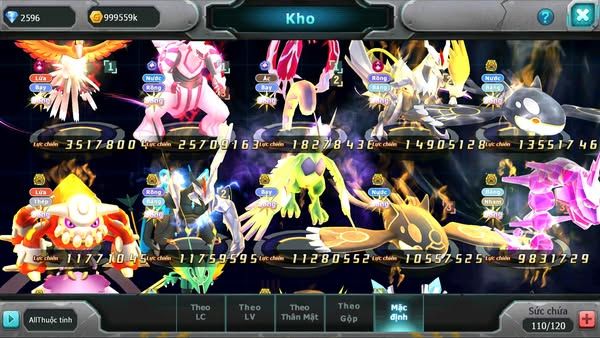 MÃ : #TTS3095 - SV 1155 - TOP9 - V13 - HOOH CH DYNAMAX PALKIA CH YVETAL CH WHITE DYNAMAX CẶP CÁ BÁ CHỦ QUÁ NGON