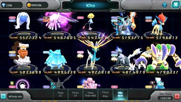 MÃ : #TTS3095 - SV 1155 - TOP9 - V13 - HOOH CH DYNAMAX PALKIA CH YVETAL CH WHITE DYNAMAX CẶP CÁ BÁ CHỦ QUÁ NGON