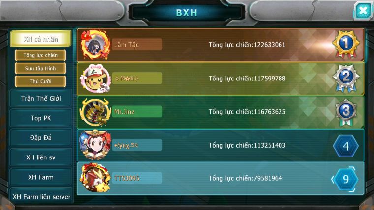 MÃ : #TTS3095 - SV 1155 - TOP9 - V13 - HOOH CH DYNAMAX PALKIA CH YVETAL CH WHITE DYNAMAX CẶP CÁ BÁ CHỦ QUÁ NGON