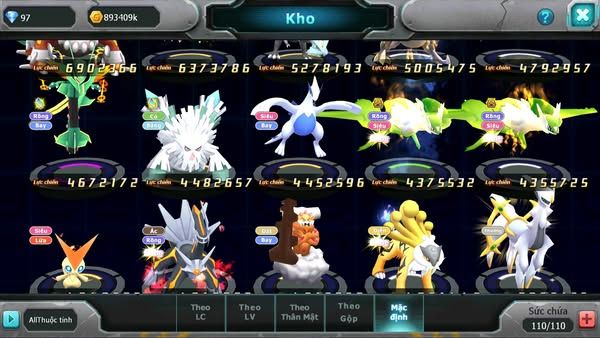 MÃ : #TTS3094 - SV 1439 - TOP9PK - V14 - HOOH CH DYNAMAX CHỈ SỐ CỰC BÁ ĐẠO MIRAIDON BC ĐC + 8 - YVETAL BC CẶP WB BC QUÁ NGON