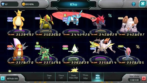 MÃ : #TTS3094 - SV 1439 - TOP9PK - V14 - HOOH CH DYNAMAX CHỈ SỐ CỰC BÁ ĐẠO MIRAIDON BC ĐC + 8 - YVETAL BC CẶP WB BC QUÁ NGON