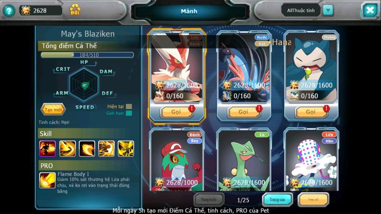MÃ : #TTS3106 - SV 1219 - V17 - TOP2PK CẶP CHÓ BÁ CHỦ METAL BC ĐC+ 8 - HOOH CH DYNAMAX SƯ TỬ CH PALKIA PR DIALGA QUÁ NGON