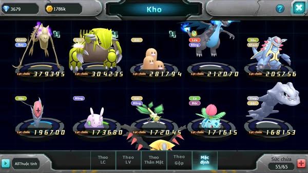 MÃ : #TTS3160 - SV 1742 - 973 SÁCH - RX GROUDON AMDLO GOODRA