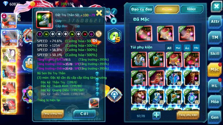 MÃ : #TTS3162 - SV 1383 - TOP 19 - 1K SÁCH - V12 - 60K KC HOOH CH DYNAMAX YVETAL CH THẦN GIÓ BC BTAA BC QVLD BC GROUDON BC