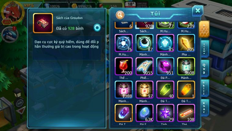 MÃ : #TTS3168 - SV 206 - V6 - 10K KC - 928 SÁCH - HOOH BÁ CHỦ BTAA BC MEW GIÁP BC UNVOA REGICE