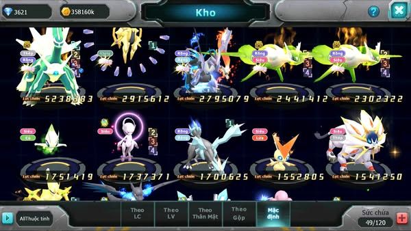 MÃ : #TTS3183 - SV 1652 - V12 - 660 SÁCH - DIALGA BÁ CHỦ CẶP LATI BC UNVOA ST CELEBI ARC BC