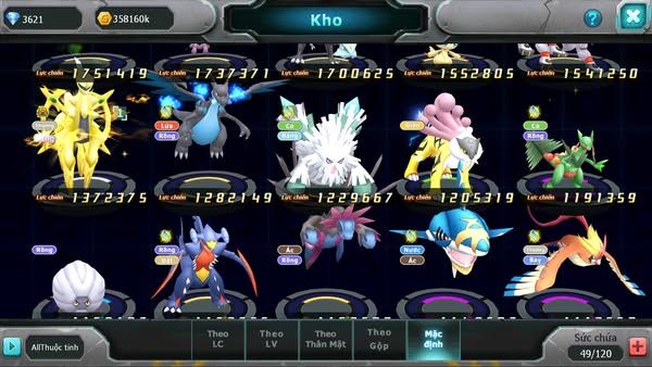 MÃ : #TTS3183 - SV 1652 - V12 - 660 SÁCH - DIALGA BÁ CHỦ CẶP LATI BC UNVOA ST CELEBI ARC BC