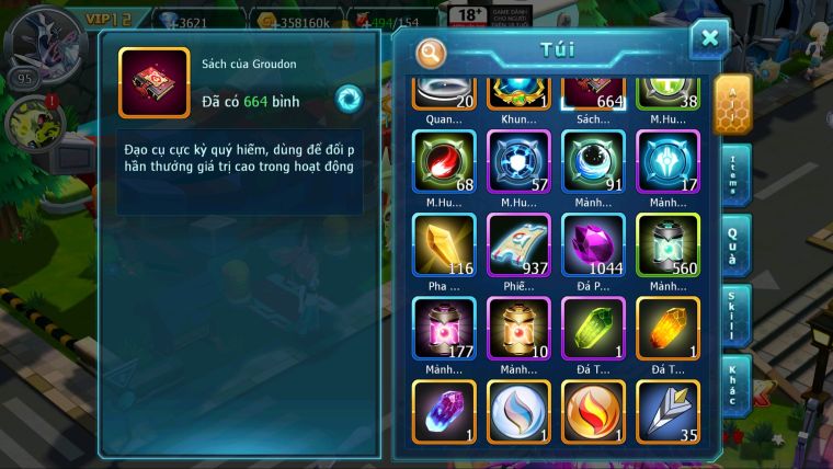MÃ : #TTS3183 - SV 1652 - V12 - 660 SÁCH - DIALGA BÁ CHỦ CẶP LATI BC UNVOA ST CELEBI ARC BC
