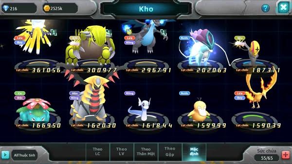 MÃ : #TTS3193 - SV 1739 - 1K SÁCH - HOOH GROUDON CHAR MEGA VỀ LẤY UINVOA