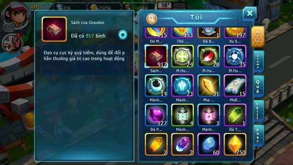 MÃ : #TTS3193 - SV 1739 - 1K SÁCH - HOOH GROUDON CHAR MEGA VỀ LẤY UINVOA