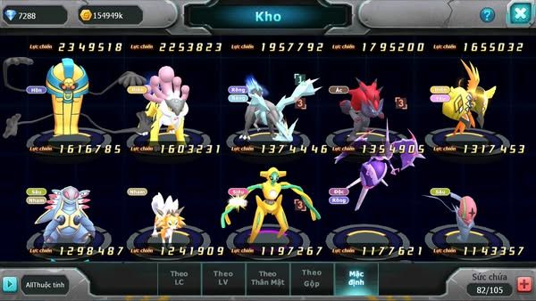 MÃ : #TTS3199 - SV 1464 - V10 - 1K DYNAMAX HOOH - THẦN GIÓ BC QVLD BC LUGIA BC UNVOA SƯ TỬ BC DRAK HOOH