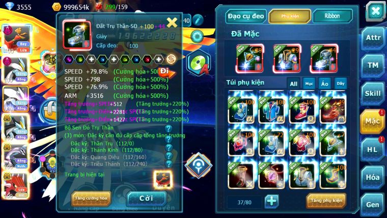 MÃ #TTS3211 - SV 987 - TOP39 - V12 - HOOH DYNAMAX WHITE DYNMAX UNVOA BLACK BC PALKIA BC QVLD BC CẶP LATI BC