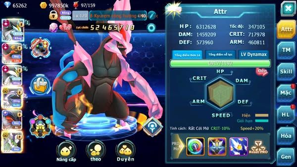 MÃ : #TTS3210 - SV 948 - TOP 2 - 3K8 SÁCH - 65K KC- CẶP WB CH DYNAMAX HOOH CH DYNAMAX YVETAL CH PALKIA CHỜ LÊN CH 3 TEAM FORM CỰC ĐẸP CHỈ SỐ CAO