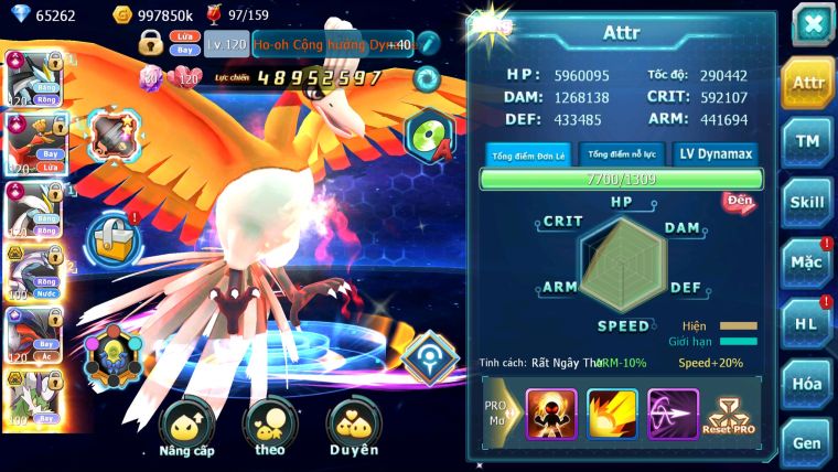 MÃ : #TTS3210 - SV 948 - TOP 2 - 3K8 SÁCH - 65K KC- CẶP WB CH DYNAMAX HOOH CH DYNAMAX YVETAL CH PALKIA CHỜ LÊN CH 3 TEAM FORM CỰC ĐẸP CHỈ SỐ CAO