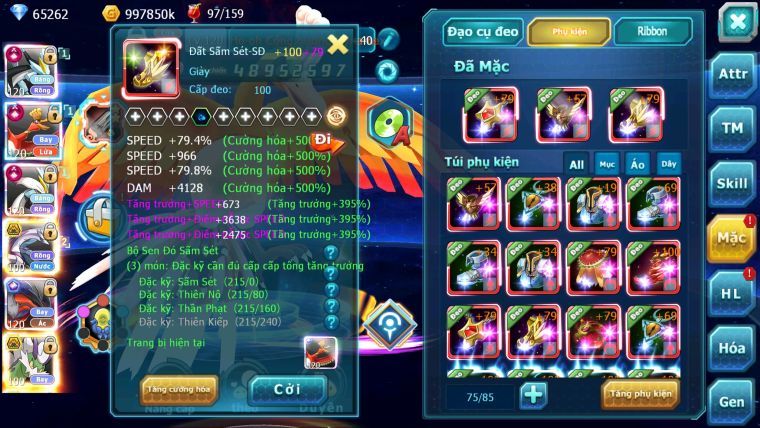 MÃ : #TTS3210 - SV 948 - TOP 2 - 3K8 SÁCH - 65K KC- CẶP WB CH DYNAMAX HOOH CH DYNAMAX YVETAL CH PALKIA CHỜ LÊN CH 3 TEAM FORM CỰC ĐẸP CHỈ SỐ CAO