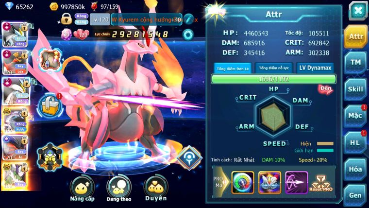 MÃ : #TTS3210 - SV 948 - TOP 2 - 3K8 SÁCH - 65K KC- CẶP WB CH DYNAMAX HOOH CH DYNAMAX YVETAL CH PALKIA CHỜ LÊN CH 3 TEAM FORM CỰC ĐẸP CHỈ SỐ CAO