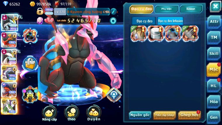 MÃ : #TTS3210 - SV 948 - TOP 2 - 3K8 SÁCH - 65K KC- CẶP WB CH DYNAMAX HOOH CH DYNAMAX YVETAL CH PALKIA CHỜ LÊN CH 3 TEAM FORM CỰC ĐẸP CHỈ SỐ CAO