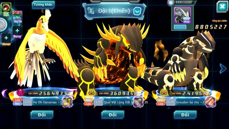 MÃ : #TTS3215 - SV 1699 - TOP6 - V6 - QVLD BÁ CHỦ HOOH DYNAMAX GROUDON BUILD CỰC NÉT
