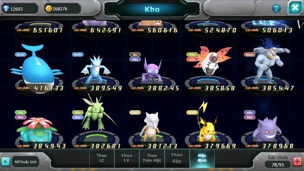MÃ : #TTS3213 - SV 1728 - 1K SÁCH- 12K KC - UNVOA KYOGRE LATI GROUDON AMLDO GOODRA