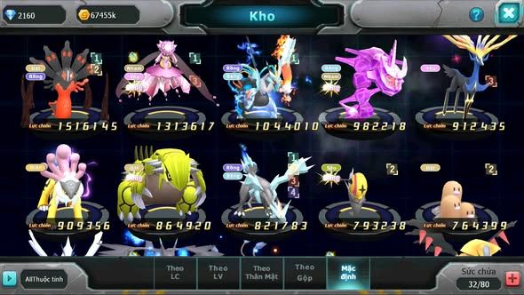 MÃ : #TTS3223 - SV 1731 - TOP30 V7 - ZEVIL DIANCIE UNVOA RẮN BĂNG RAIKOU GROUDON