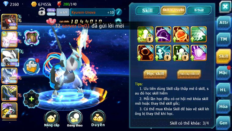 MÃ : #TTS3223 - SV 1731 - TOP30 V7 - ZEVIL DIANCIE UNVOA RẮN BĂNG RAIKOU GROUDON