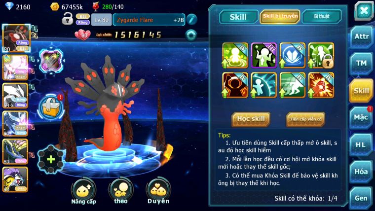 MÃ : #TTS3223 - SV 1731 - TOP30 V7 - ZEVIL DIANCIE UNVOA RẮN BĂNG RAIKOU GROUDON