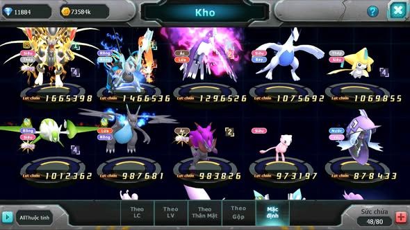 MÃ : #TTS3229 - SV 1633 - 11K KC - 1K3 SÁCH  - MEW GIÁP BÁ CHỦ UNVOA DRAK HOOH LUGIA LATI TAPU FINI