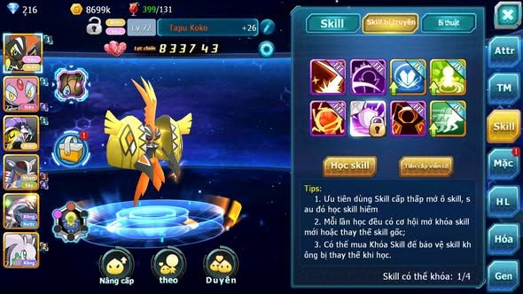 MÃ : #TTS3235 - SV 1728 - V5 - TAPU KOKO MES RAIKOU AMLDO PALKIA GOODRA LUGIA
