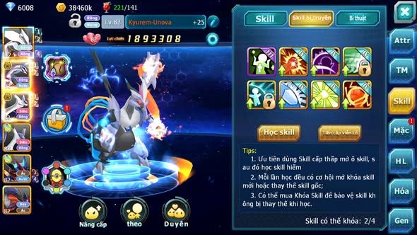 MÃ : #TTS3238 - SV 1564 - V10 - UNVOA PALKIA BÁ CHỦ LATI BC LATI RAIKOU YVETAL LUGIA