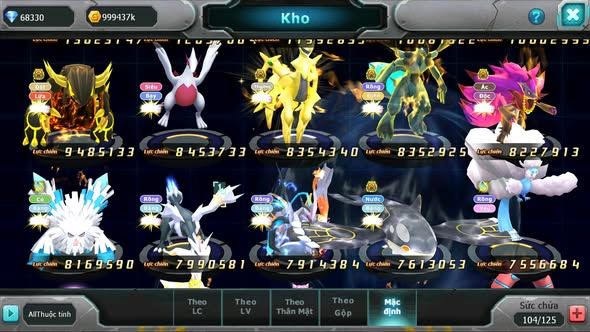 MÃ : #TTS3237 - SV 948 - TOP2 - 3K8 SÁCH - 68 K KC - CẶP WB CH DYNAMAX HOOH CH DYNAMAX PALKIA BÁ CHỦ YVETAL CH DYANAMX 3 TEAM QUÁ NGON
