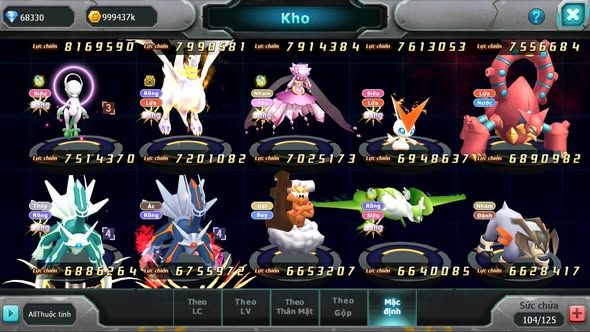 MÃ : #TTS3237 - SV 948 - TOP2 - 3K8 SÁCH - 68 K KC - CẶP WB CH DYNAMAX HOOH CH DYNAMAX PALKIA BÁ CHỦ YVETAL CH DYANAMX 3 TEAM QUÁ NGON