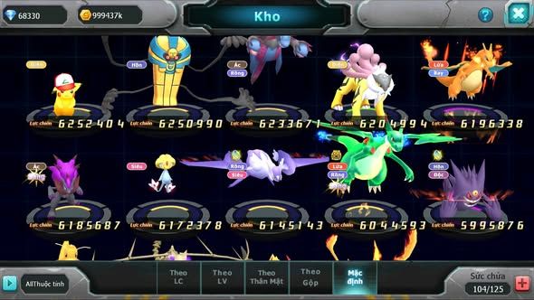 MÃ : #TTS3237 - SV 948 - TOP2 - 3K8 SÁCH - 68 K KC - CẶP WB CH DYNAMAX HOOH CH DYNAMAX PALKIA BÁ CHỦ YVETAL CH DYANAMX 3 TEAM QUÁ NGON