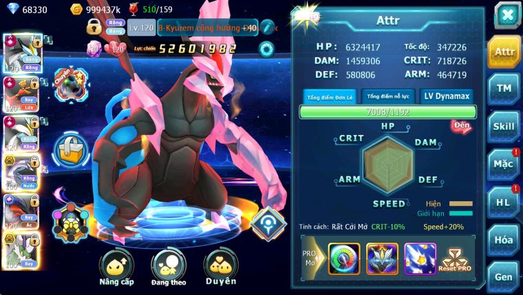 MÃ : #TTS3237 - SV 948 - TOP2 - 3K8 SÁCH - 68 K KC - CẶP WB CH DYNAMAX HOOH CH DYNAMAX PALKIA BÁ CHỦ YVETAL CH DYANAMX 3 TEAM QUÁ NGON
