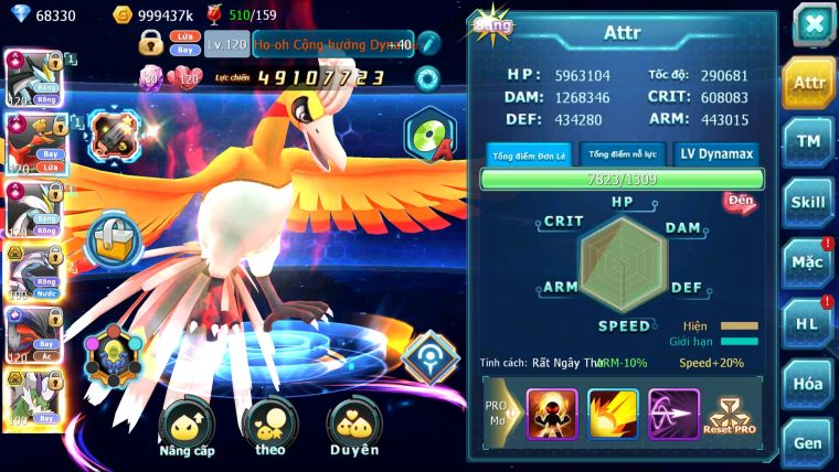 MÃ : #TTS3237 - SV 948 - TOP2 - 3K8 SÁCH - 68 K KC - CẶP WB CH DYNAMAX HOOH CH DYNAMAX PALKIA BÁ CHỦ YVETAL CH DYANAMX 3 TEAM QUÁ NGON