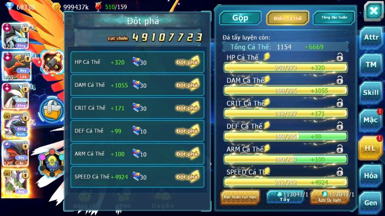 MÃ : #TTS3237 - SV 948 - TOP2 - 3K8 SÁCH - 68 K KC - CẶP WB CH DYNAMAX HOOH CH DYNAMAX PALKIA BÁ CHỦ YVETAL CH DYANAMX 3 TEAM QUÁ NGON