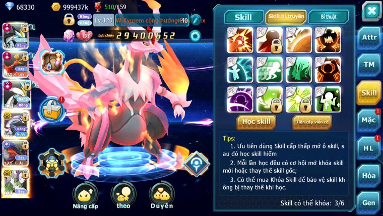 MÃ : #TTS3237 - SV 948 - TOP2 - 3K8 SÁCH - 68 K KC - CẶP WB CH DYNAMAX HOOH CH DYNAMAX PALKIA BÁ CHỦ YVETAL CH DYANAMX 3 TEAM QUÁ NGON