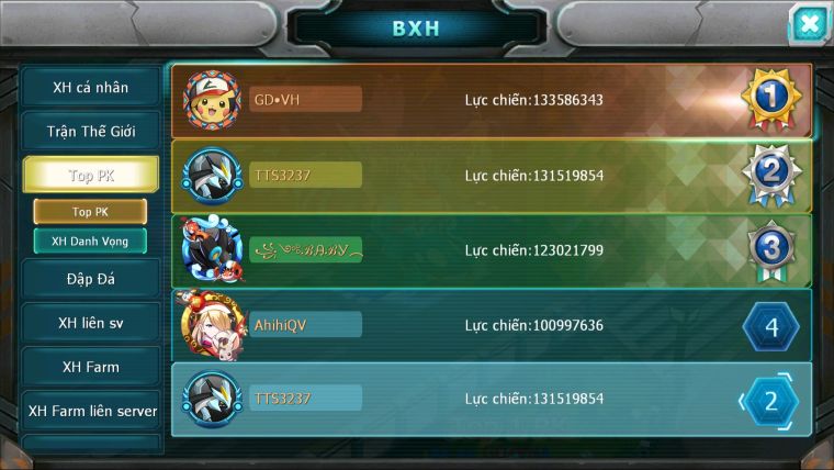 MÃ : #TTS3237 - SV 948 - TOP2 - 3K8 SÁCH - 68 K KC - CẶP WB CH DYNAMAX HOOH CH DYNAMAX PALKIA BÁ CHỦ YVETAL CH DYANAMX 3 TEAM QUÁ NGON