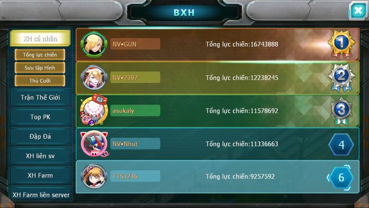 MÃ : #TTS3236 - SV 1706 - TOP6 - UNVOA KYOGRE BÁ CHỦ BTAA BC MES AMDLO LUGIA